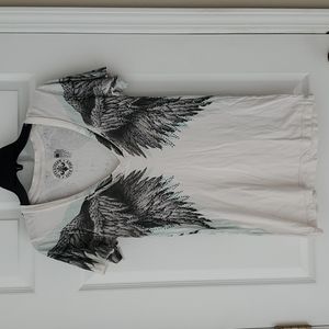 Affliction Medium women's wing t-shirt